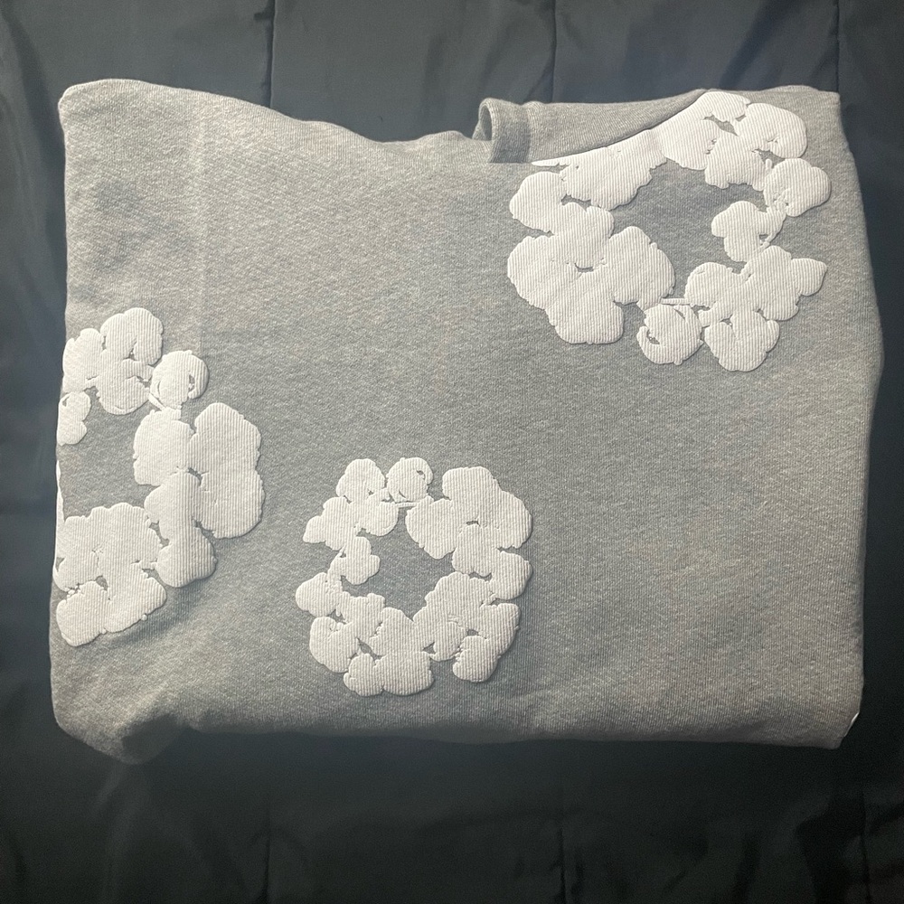 Gray Denim Tears hoodie
